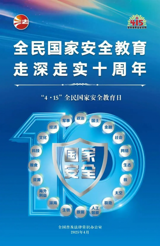 415全民国家安全教育日 | 全民国家安全教育，走深走实十周年
